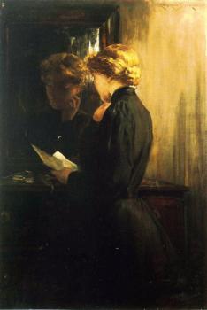 James Carroll Beckwith : The Letter